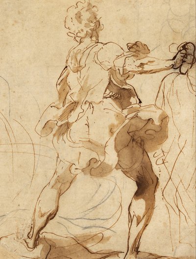 Lanciatore di pietre per il martirio di San Vitale da Federico Barocci